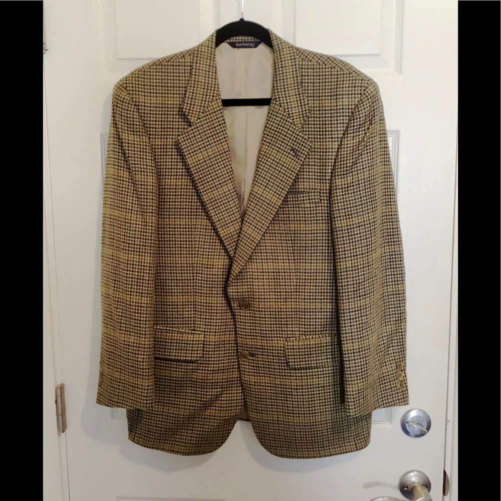 Burberry Men’s Sports Coat Blazer Sz 40 R